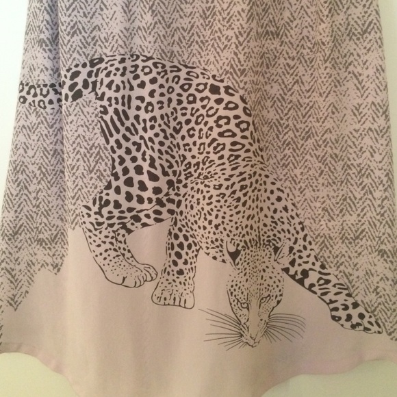 Joie Silk Leopard Print Top - Picture 2 of 4
